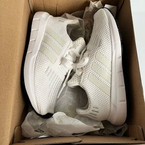 Adidas White Classic Kids Sneakers- Size 9